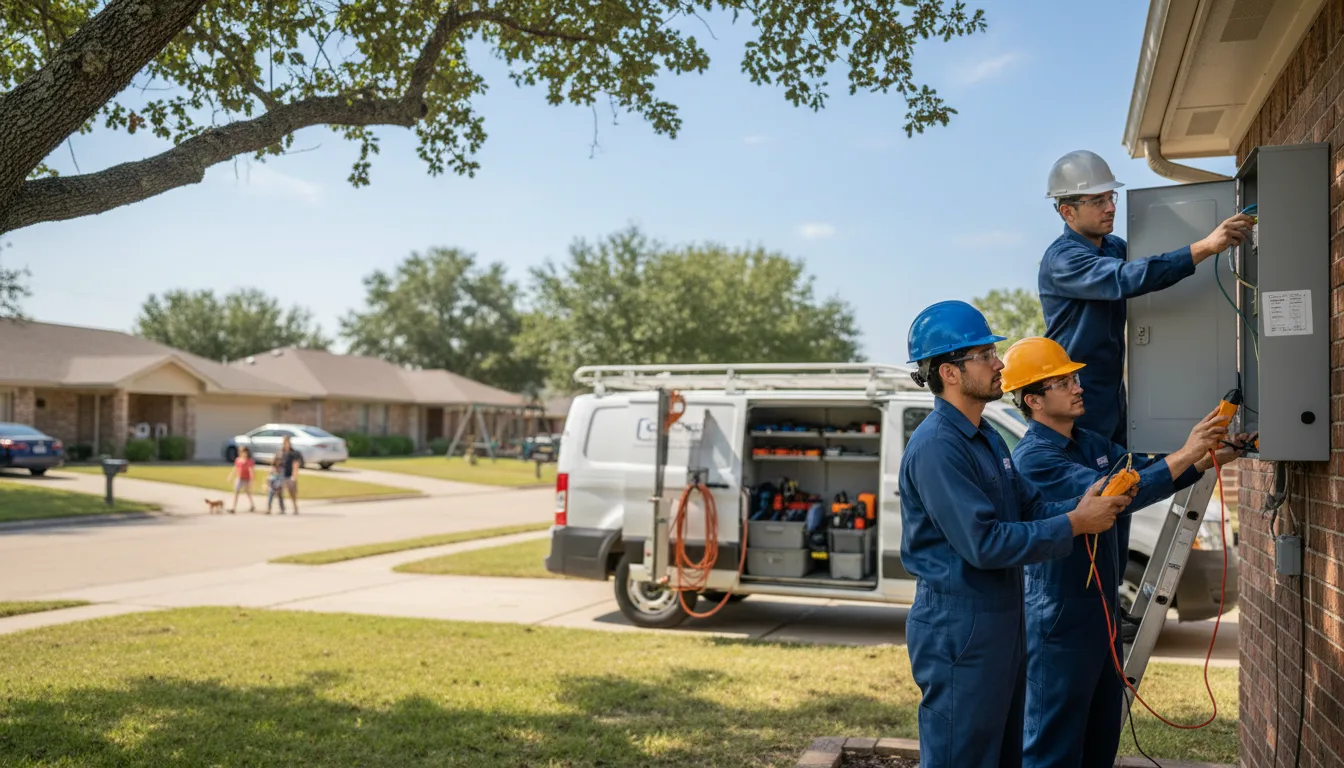 Certified electrician providing emergency electrical services in Lone Rock, IA